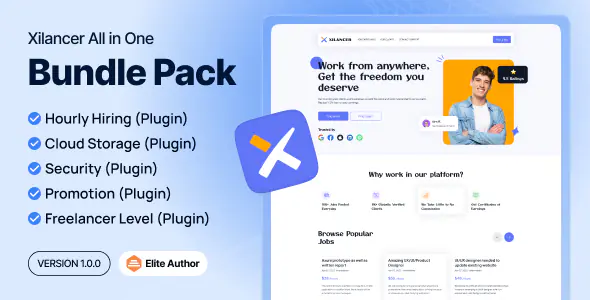 Xilancer Bundle – Freelancer Marketplace Platform with Services Projects