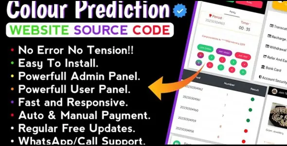 Color Prediction Game Source Code
