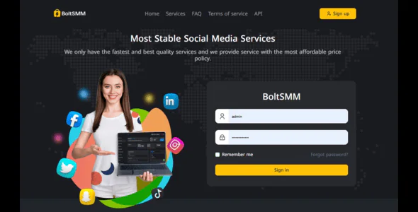 BoltSMM Panel Official Script