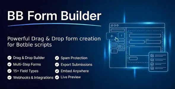 BB Form Builder – Drag Drop Form Builder plugin for Botble scripts