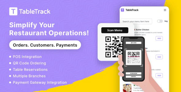 TableTrack – The Complete SaaS Restaurant Management Solution