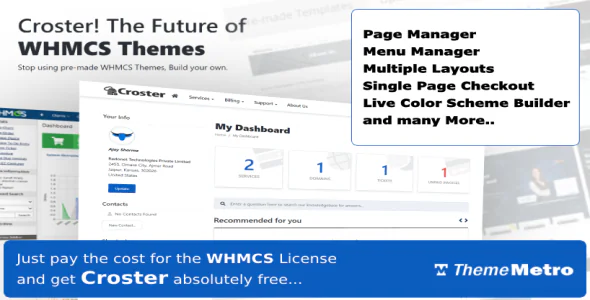 Croster whmcs theme download
