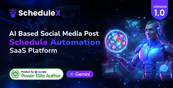 ScheduleX – Social Media Scheduling & Automation Tool